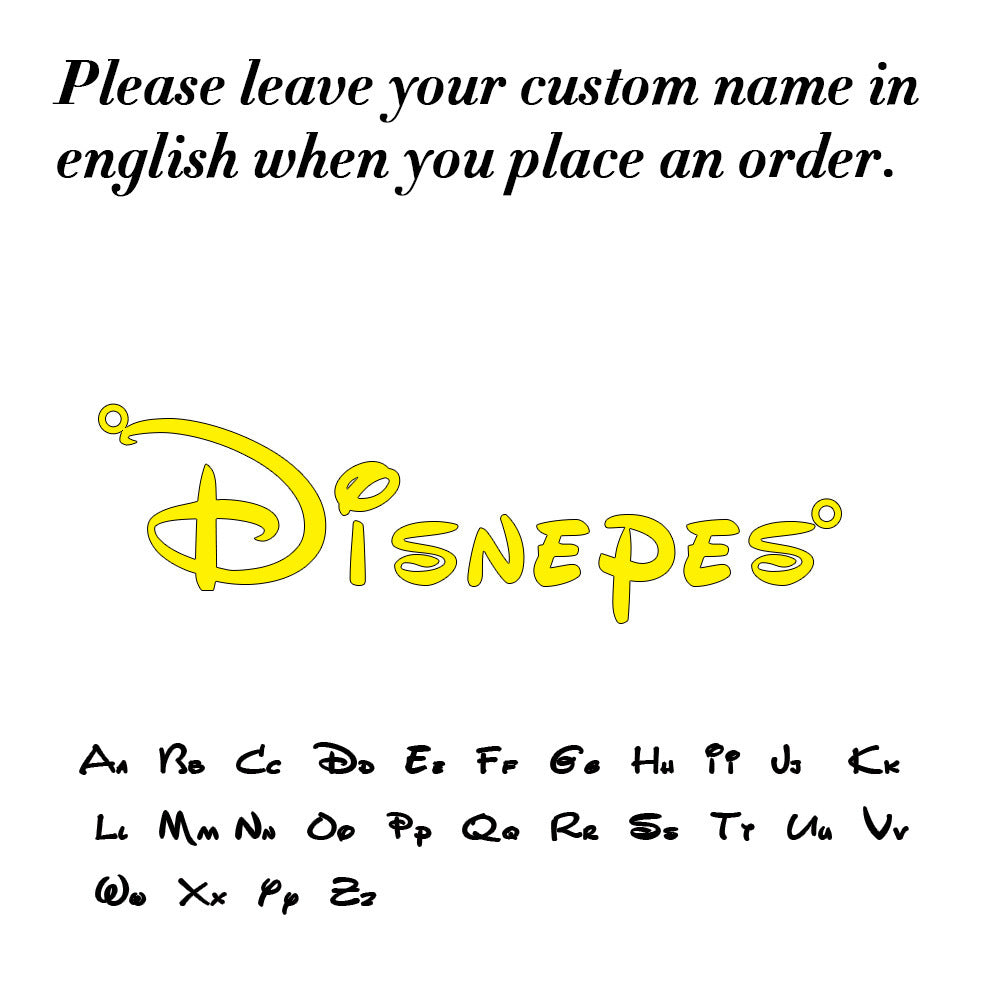 Personalized Cursive Letter Pendant Stainless Steel Women Necklace
